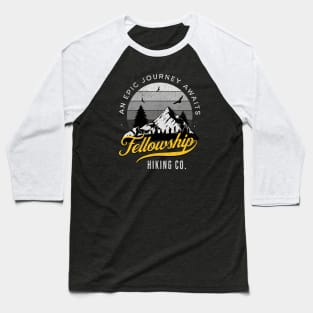 Fellowship Hiking Co - An Epic Journey Awaits - Distressed Fantasy Baseball T-Shirt